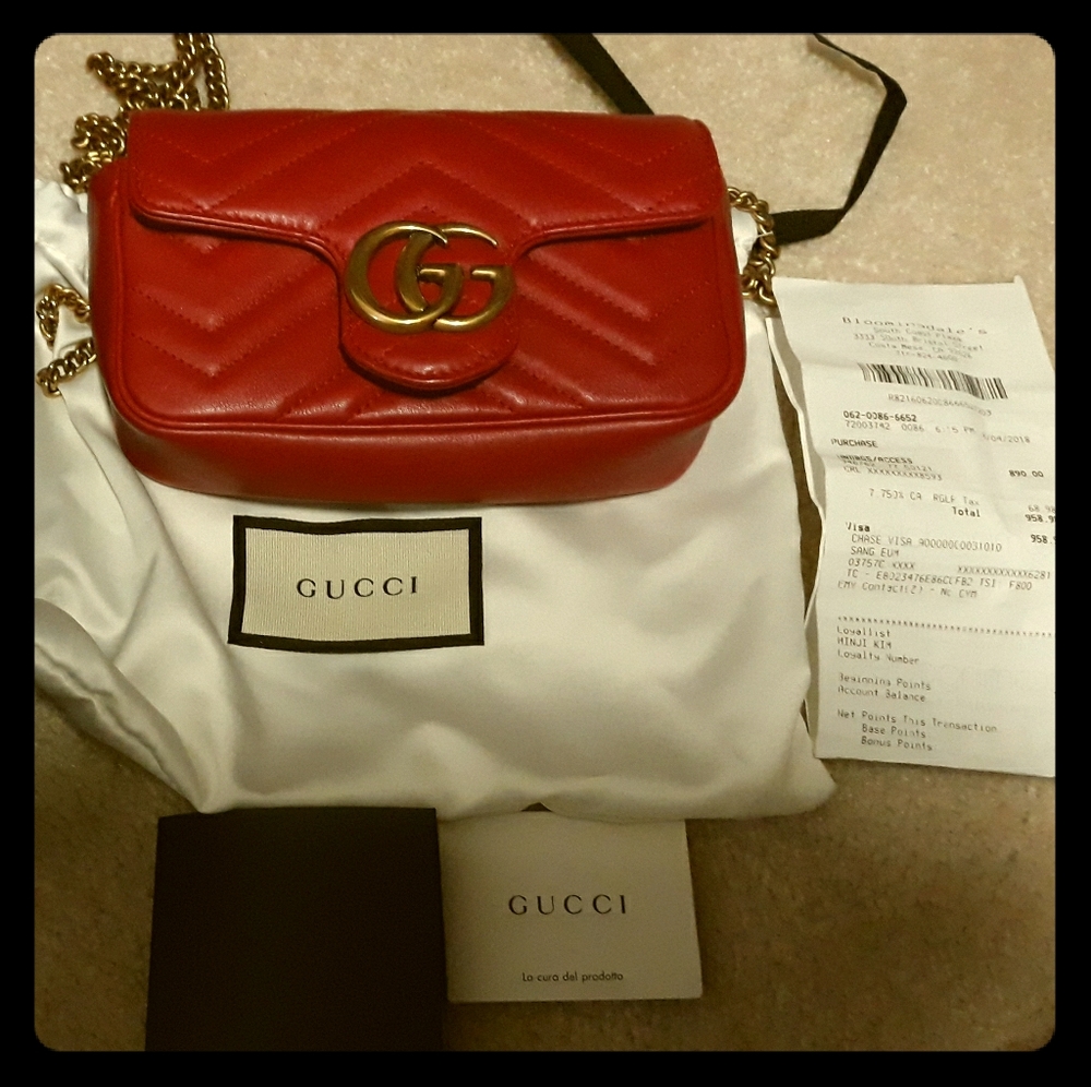 Gucci marmont  mini bag
